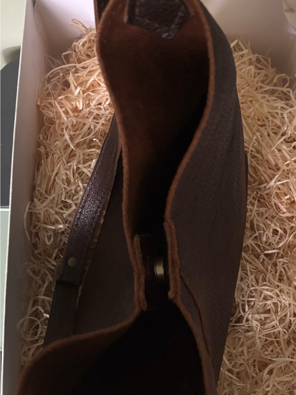 Portland Leather Deep Brown Coldbrew small Naomi crossbody - Picture 8 of 8